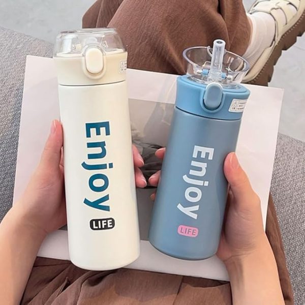 Reusable Portable Travel Mug Simple Stainless Steel Drinking Cup